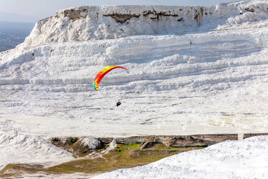 Pamukkale: Tandem Paragliding Experience - Hierapolis ruins: why an overhead view is different
