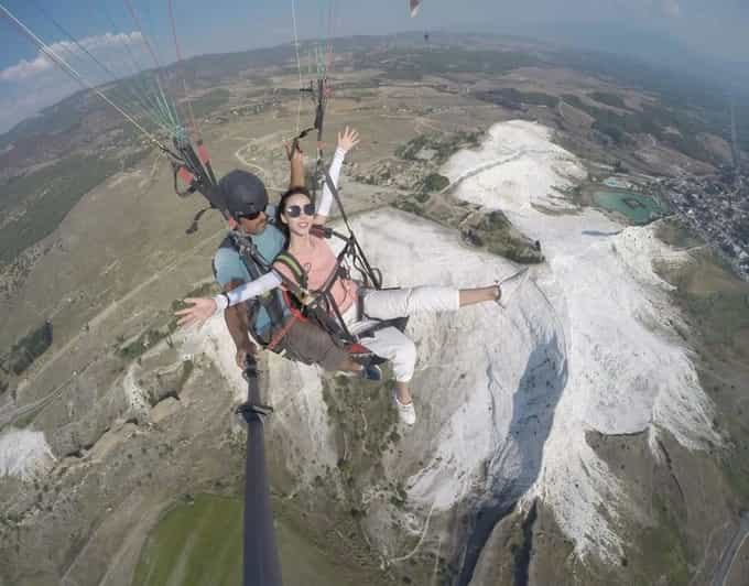 Pamukkale: Tandem Paragliding with Ancient Hierapolis Views - Duration and what happens after you land