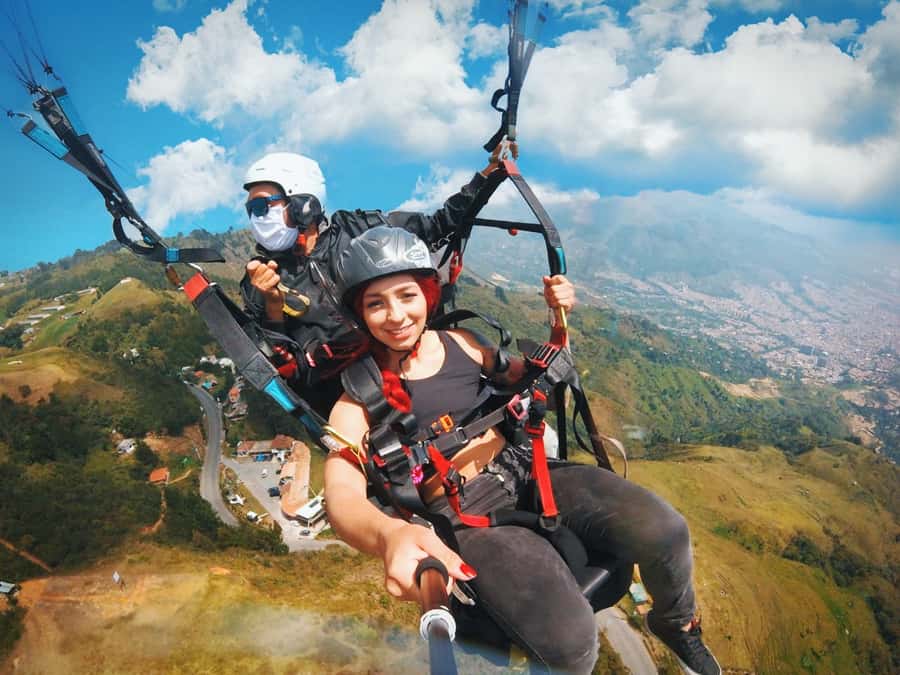 Paraglide over beautiful Medellin - Getting Up the Mountain: Why the Drive and Steps Matter