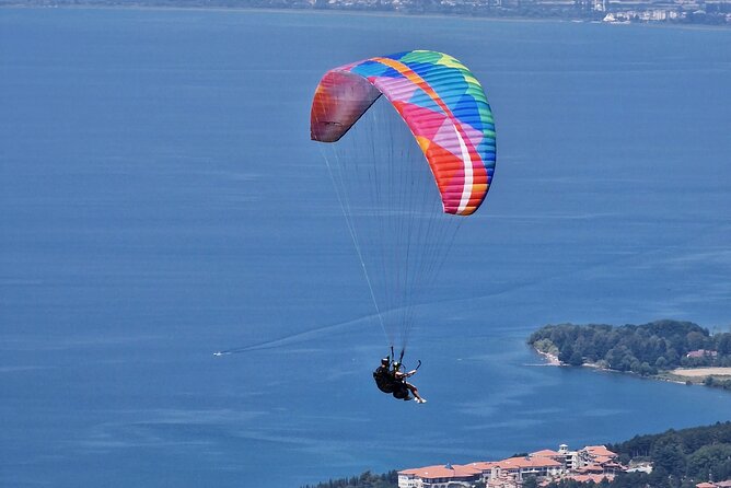 Paragliding Above Lake Ohrid in North Macedonia - In the Air Over Lake Ohrid: What 10–15 Minutes Means