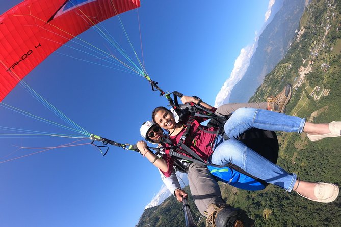 Paragliding at Pokhara - Landing Back at the Lakeside Office