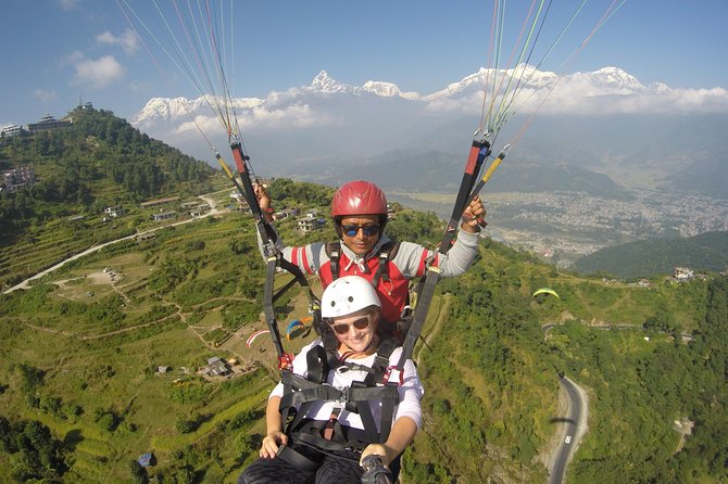 Paragliding at Sarangkot Pokhara - Pickup from Lakeside and the Road to the Launch Spot