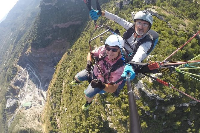 paragliding at the mountains with hotel pickup - Why Mussara Paragliding Feels Special From Salou