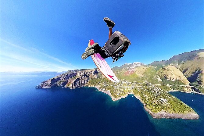 Paragliding flight over the Gardens of Ninfa - Where You Meet: Latina Scalo and the Norba Archaeological Site Parking
