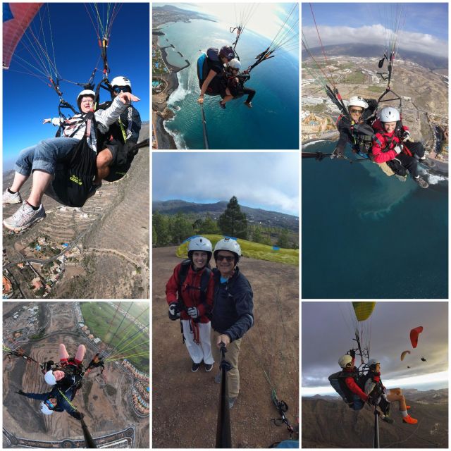Paragliding flight with a Spanish Champion 2021/2022. - Tandem Paragliding in Tenerife: What You Do, What the Pilot Does