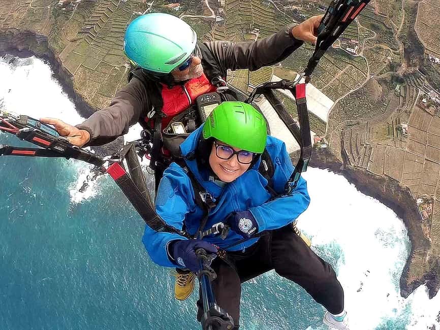 Paragliding from Puerto de la Cruz or Teide National park - What you’ll see in the air: Tenerife’s valleys, clouds, and the coastline