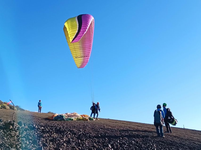 Paragliding from Puerto de la Cruz or Teide National park - The takeoff and landing: adrenaline without the chaos