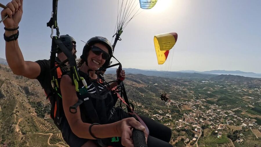 Paragliding in Chania - What you’ll actually see: Chania, Falassarna, and the mountain layer cake