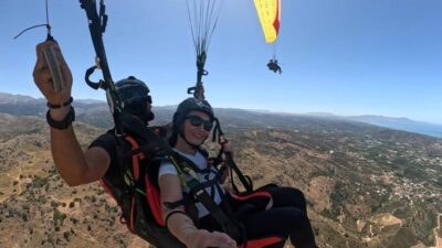 Paragliding in Chania - From the Limnoupolis area to getting airborne quickly