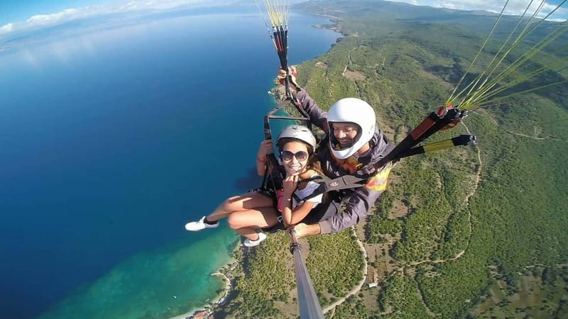 Paragliding Lake Ohrid - Acrobatics Option for Extra Adrenaline (and What It Costs)