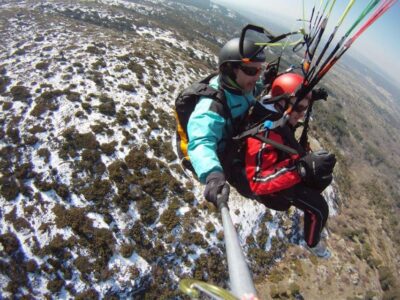 Paragliding Tandem Flight from Madrid - Takeoff: What You Actually Do When the Wing Lifts