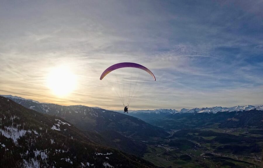 Paragliding Tandem Flight Kronplatz Dolomites Alps - The takeoff moment: what you need to be ready for