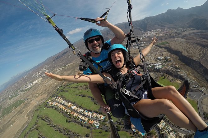 Paragliding Tandem Flight over Costa Adeje with FREE pick up!!! - Photo and Video Packages: When the Add-On Makes Sense