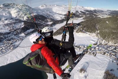 Paragliding Tandem Flights in Engadin - Briefing and gear: safety that doesn’t feel sterile