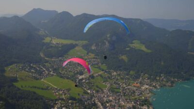 Paragliding Tandem in Salzkammergut / Sound of Music Flight - Choosing Your Flight Style from Zwölfhorn: Panorama or Action