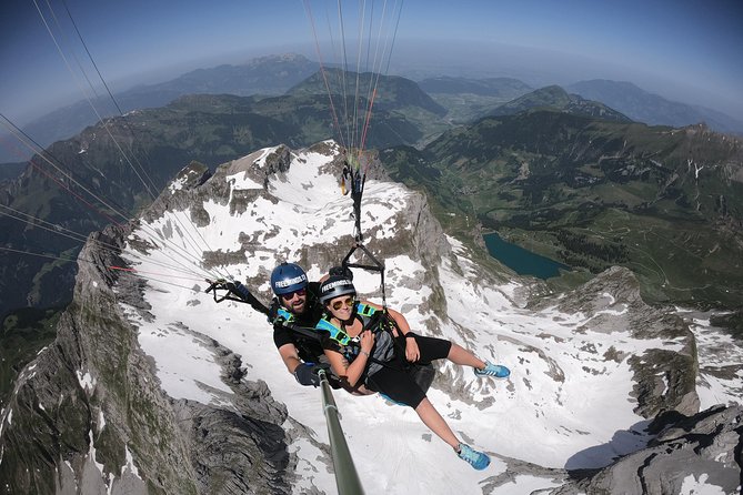 Paragliding Tandemflight Lucerne - Engelberg - The Brunni–Engelberg takeoff: what happens before you’re in the air