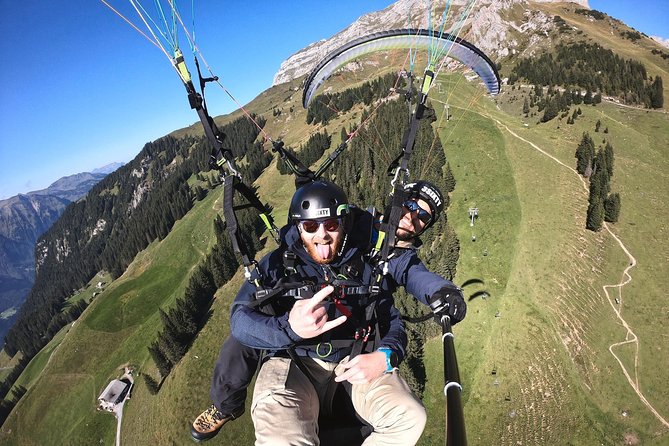 Paragliding Tandemflight Lucerne - Engelberg - The day’s sights on the ground: Engelberg, Sarnen, Kloster Engelberg, and Pilatus
