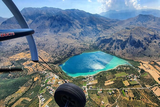Paragliding Tours in Crete - Safety Setup: Helmet, Intercom, Protective Belt, and a Pilot Who Watches You