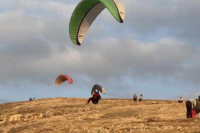 Paragliding view of the Atlas - Your paragliding flight: Atlas, Berber villages, desert views