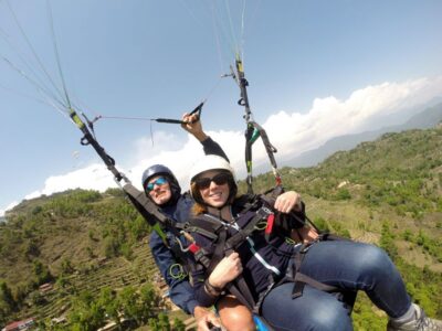 Pokhara: 30-Minute Tandem Paraglide - The 1800-meter takeoff: what the tandem glide feels like