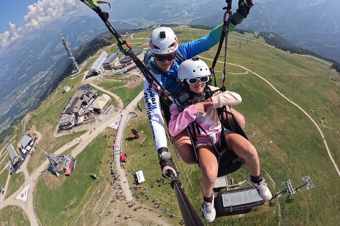 Private Paragliding Tandem flight Dolomites Alps Kronplatz - From Via Funivia to the 2,275m Launch Point