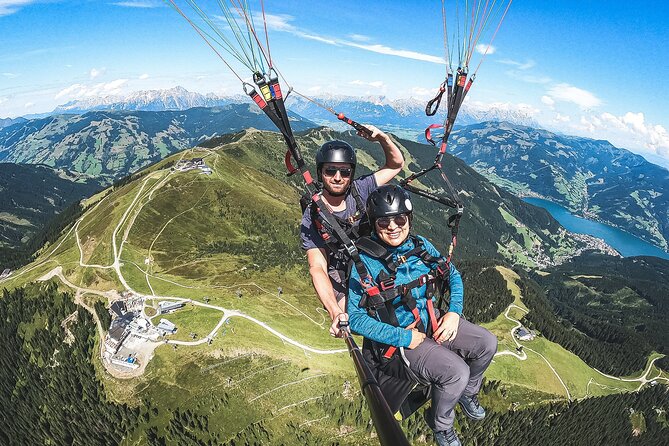 Private tandem flight Classic from the Schmittenhöhe in Zell am See - The Route You’ll Fly: Hohe Tauern to Lake Zell (Without Any Complicated Stuff)