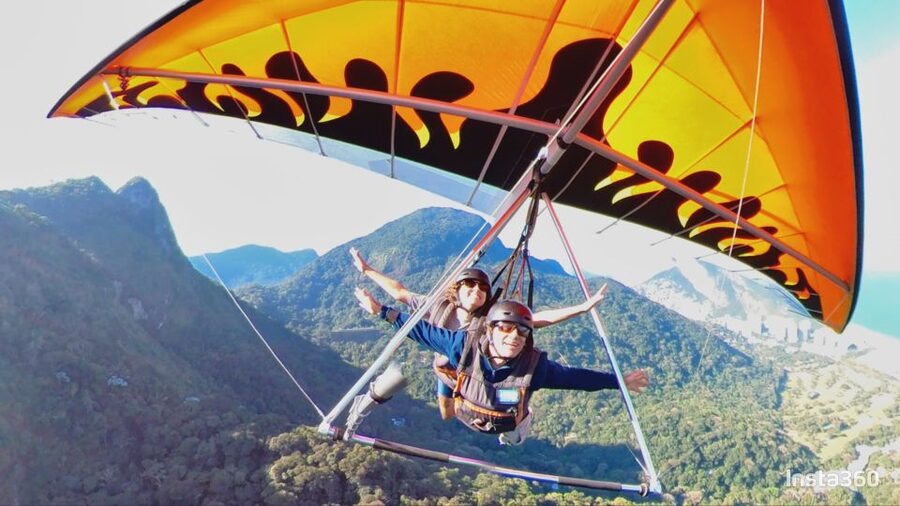 Rio de Janeiro: Hang Gliding Adventure - Video Footage: Worth It, Especially the 360 Option