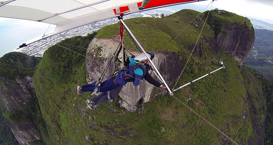 Rio de Janeiro: Hang Gliding or Paragliding Flight - Soaring Out of Pedra Bonita: The Start in Tijuca Forest