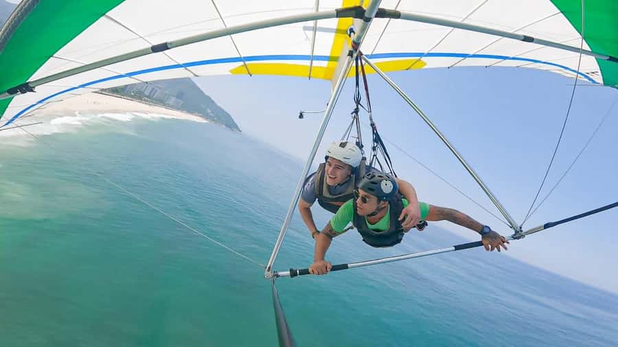 Rio de Janeiro: Hang Gliding or Paragliding Flight - What You See From 520 Meters Up: Islands, Rocinha, and Landmarks