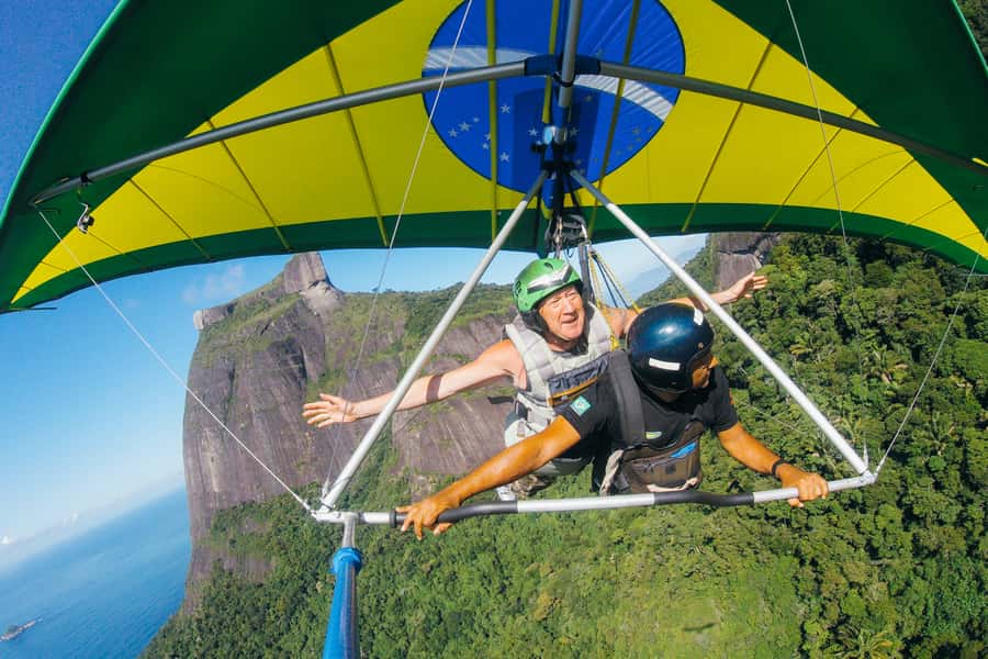 Rio de Janeiro: Hang Gliding Tandem Flight - Pedra Bonita ramp in Tijuca National Park (520 m up)