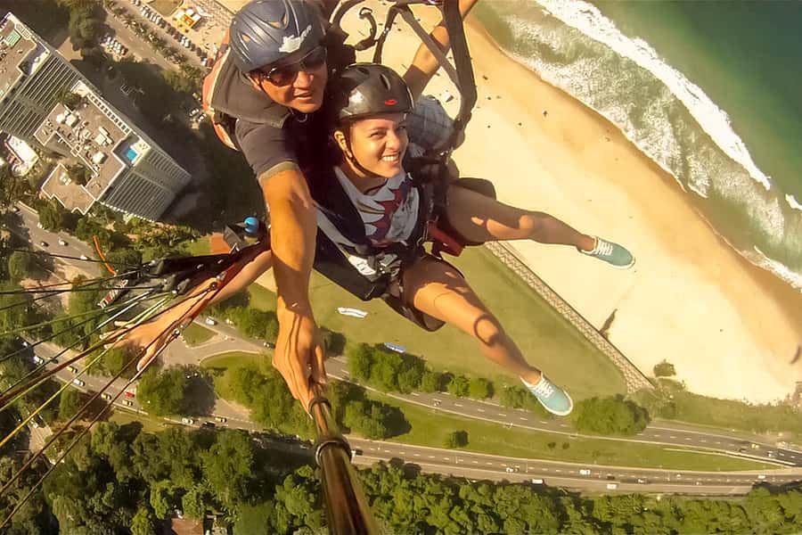 Rio de Janeiro: Paragliding Tandem Flight - Landing at São Conrado Beach: the satisfying finish
