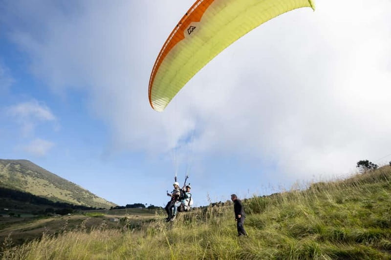 San Vito Lo Capo: paragliding flight with instructor/video - The takeoff feeling: where nerves are normal