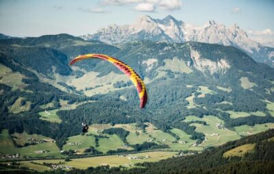 St Johann in Tirol: Tandem Paragliding - The gear-up: briefing, harnessing, and getting comfortable with zero experience