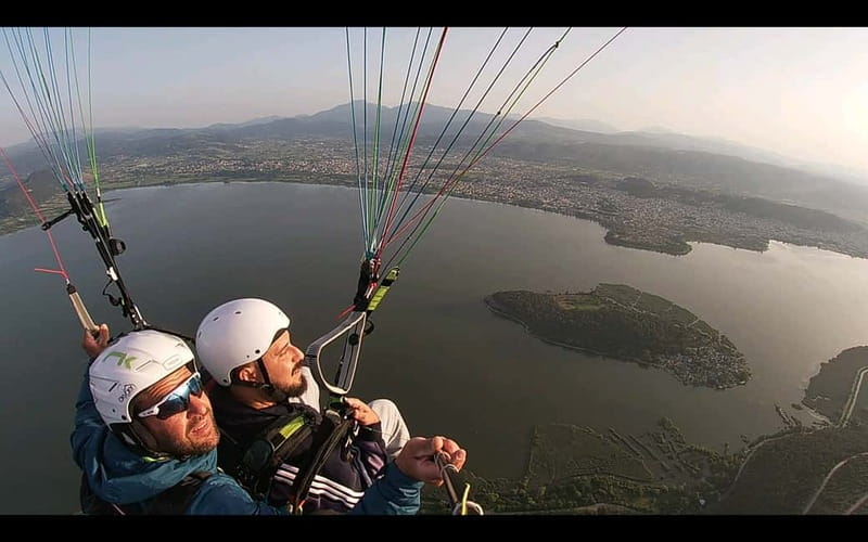 Tandem flight with paramotor from above ioannina zagori - Key Takeaways Before You Fly