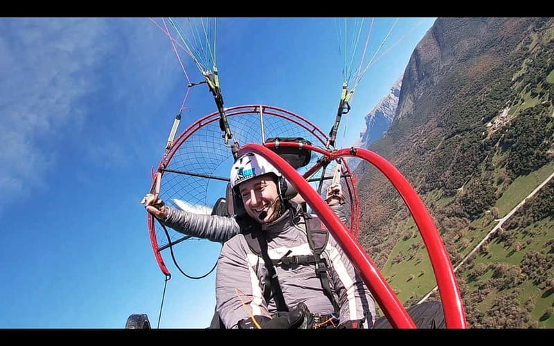 Tandem flight with paramotor from above ioannina zagori - Paratriking Basics: The Trike Setup and Your First Minute in the Air