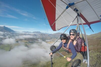 Tandem Hang Gliding - From Camp Street to Coronet Peak Ski Area (Without the Stress)