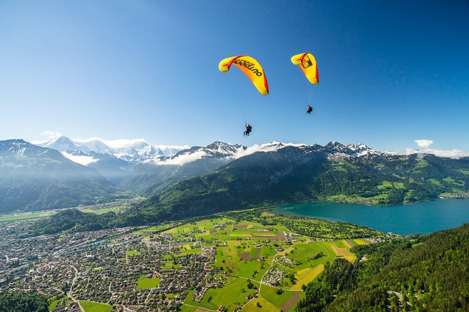 Tandem Paragliding Experience from Interlaken - The Van Ride to Beatenberg: Views First, Worries Last