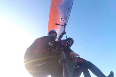 Tandem Paragliding Experience in Sarajevo, Bosnia and Herzegovina - The Ride to Matorac: Wind-Dependent Transport and a Pinzgauer Touch