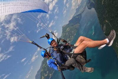 Tandem Paragliding Flight in the Lucerne Region - The flight plan: briefing, launch, 10–20 minutes of air time