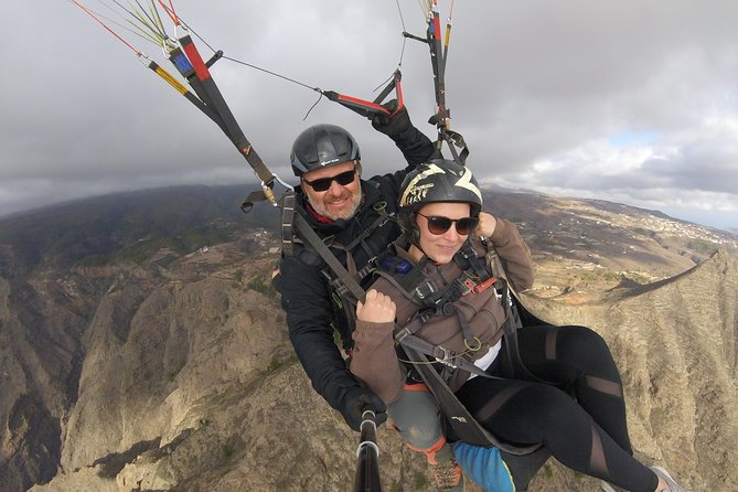 Tandem Paragliding Flight over Tenerife - The flight: gentle thermals, coast views, and that “I’m really up here” feeling