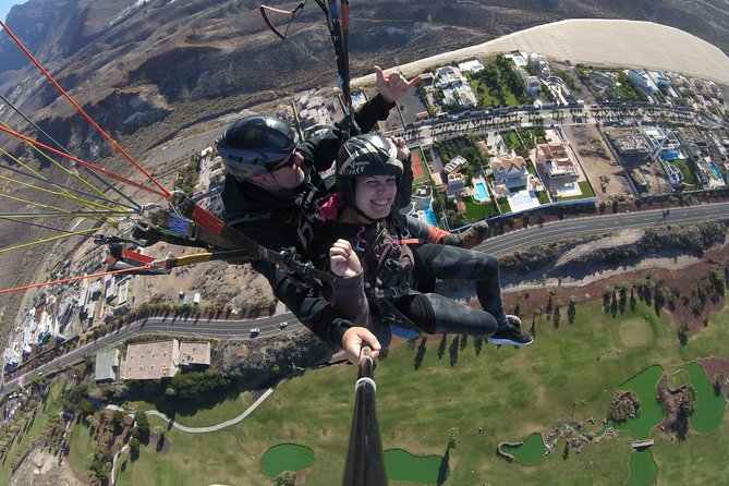 Tandem Paragliding Flight over Tenerife - Taucho’s altitude and the value of getting away from the crowds
