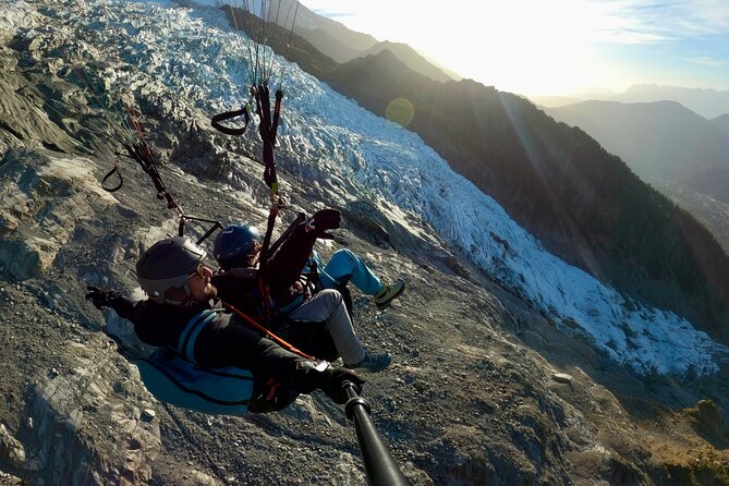 Tandem Paragliding Flight to Chamonix Facing Mont Blanc - First look at the value: you pay for time in the air, plus safety