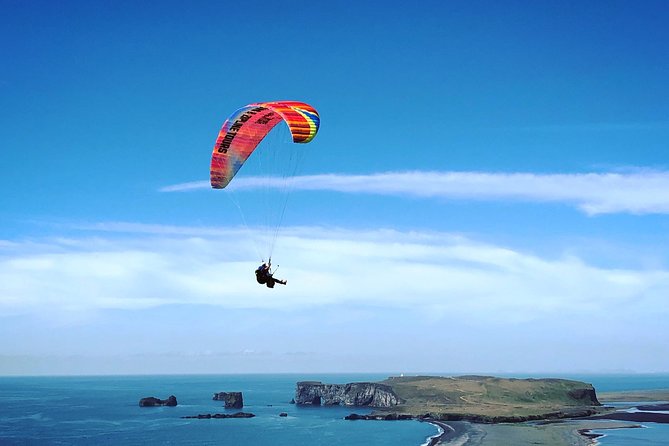 Tandem Paragliding Flights from Vik - The Flight Experience: Waiting, Then 15–20 Minutes of Flying