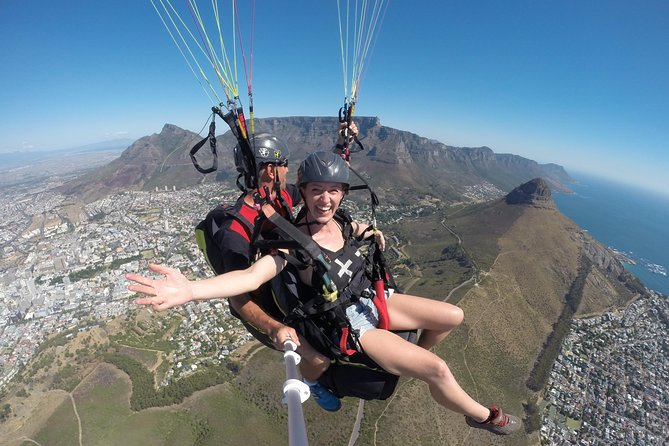 Tandem Paragliding in Cape Town - Photos and videos: GoPro media, then optional purchase