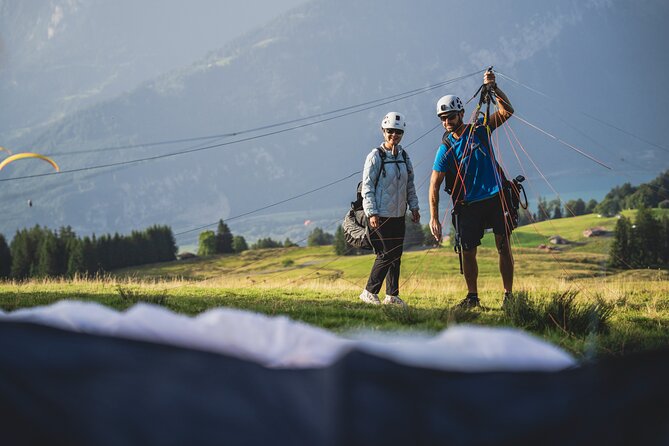 Tandem Paragliding in Interlaken - The flight route: Eiger, Thunersee, Lake Brienz, and finishing over Interlaken