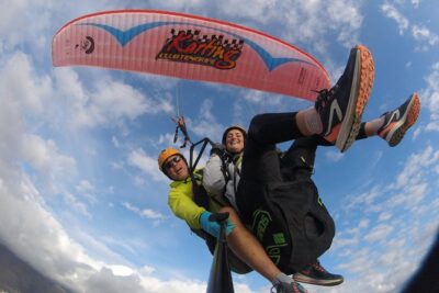 Tandem paragliding in Tenerife - The Sky of Tenerife meeting point: start organized, not stressed