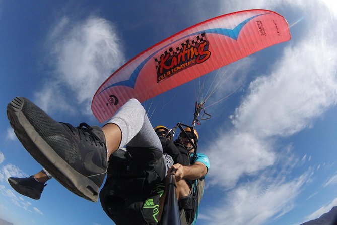 Tandem paragliding in Tenerife - Comfort and safety: the things that matter for first-timers