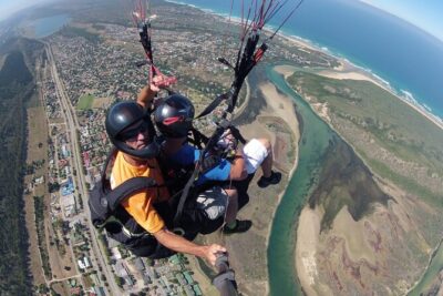 Tandem Paragliding Wilderness South Africa - The Gear, Harness, and the Takeoff Moment