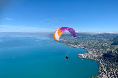 Tandy paragliding - Meeting at Skypassion in Noville and the Shuttle to Sonchaux