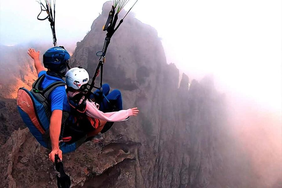 Tenerife: Mid-mountain paragliding flight (Ifonche: 1000m) - Ifonche 1000m: the view you get before your feet leave the ground